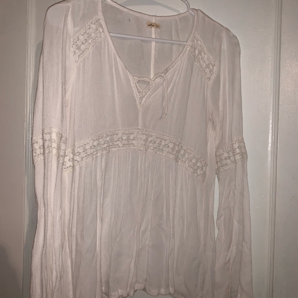 White Boho Blouse